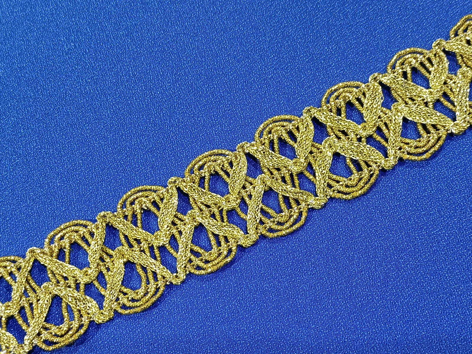 Pasamanería Roma Metalico Oro 2,50 cms