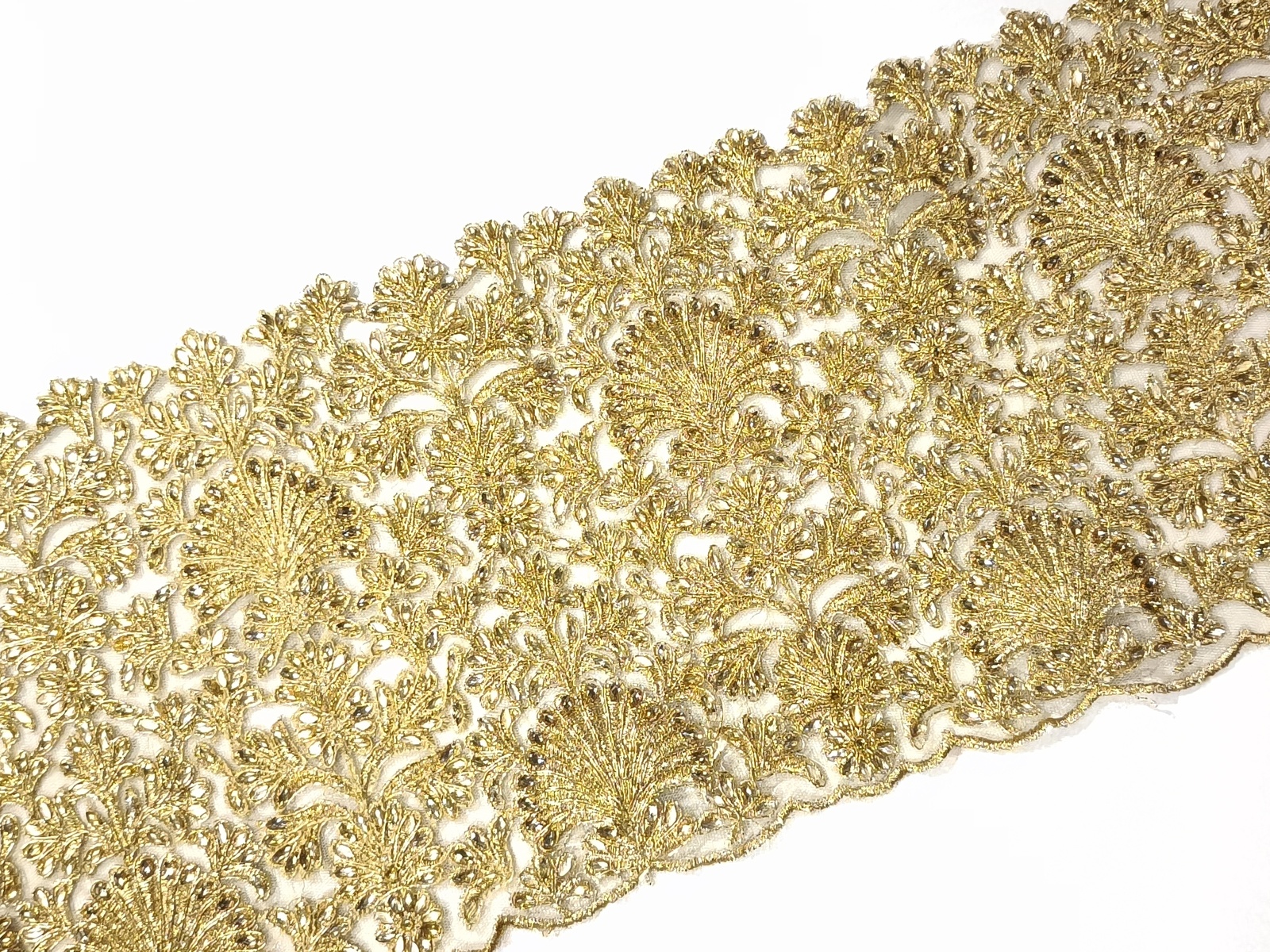 Cenefa Titán Pedrería Oro