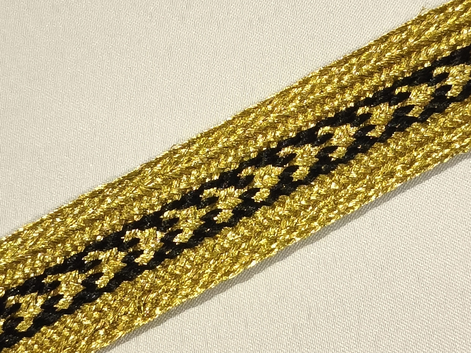 Pasamanería Galón Eclesiastico Negro