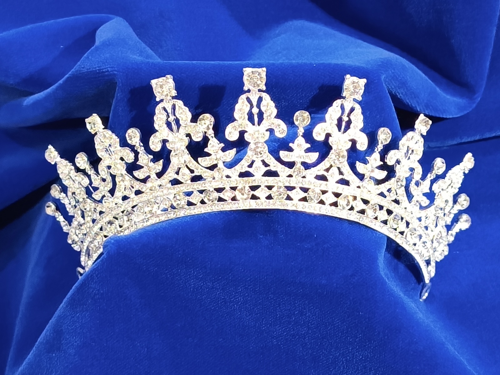 Corona Tiara Cristal Azucena
